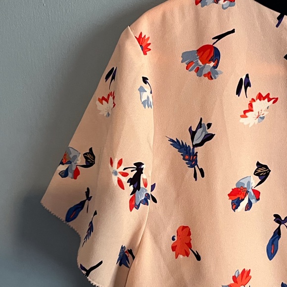 SELLING TALBOTS WOMEN BLOUSE SIZE 16 PETITE FLORAL COLOR CONDITION:PRE-OWNED - Picture 12 of 15